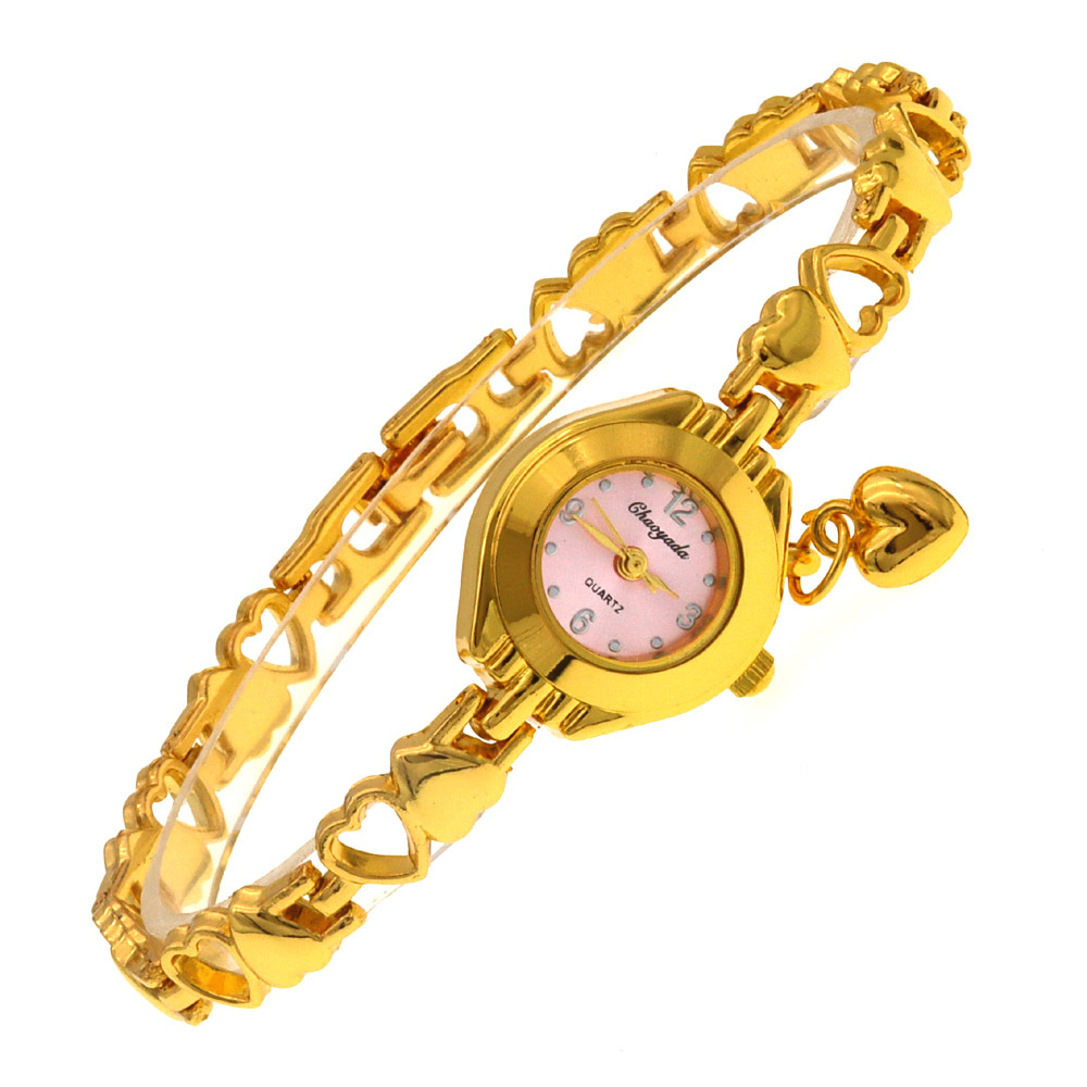 80g Weight Ordinary Glass Mirror Material Alloy Strap Material Watch Classification Pointer+Number Display Type Buckle Buckle Style Round Dial Shape Daily Occasion Quartz Movement Heart Shape Pattern Women's Gender Casual, Classic Style Style Casual Classic Style Heart Shape Buckle Quartz Watch Women's Watches 9