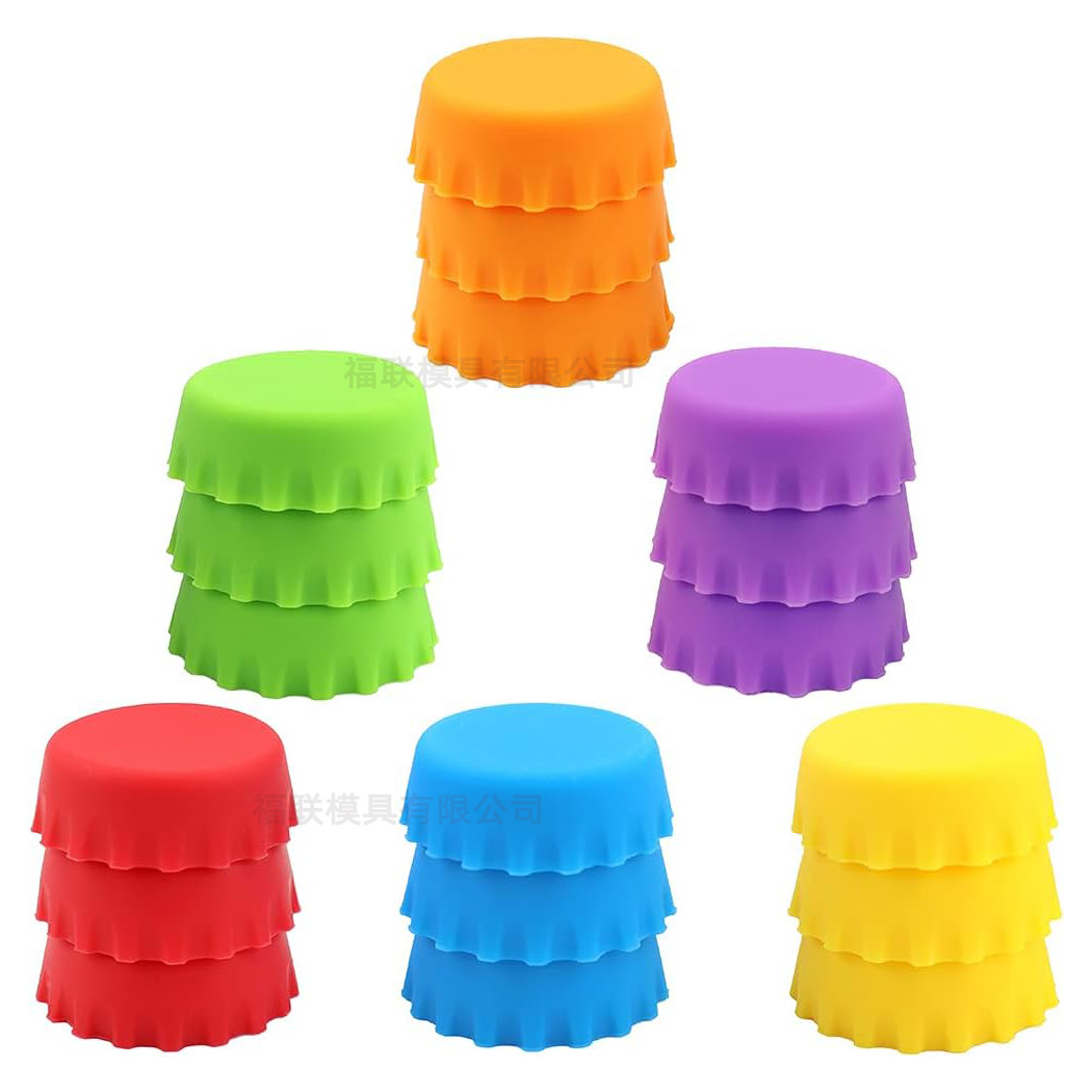 Tapa de botella creativa transfronteriza tapa de boca de caballo de mantenimiento fresco de silicona tapón de botella de vino de cerveza tapón de botella de vino de silicona universal