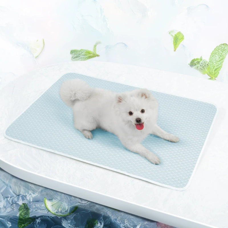 Трансграничная подушка для льда для домашних животных Летняя подушка для кошек и собак для снижения температуры