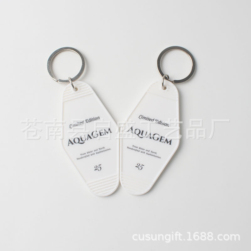plastic keychain for hotel