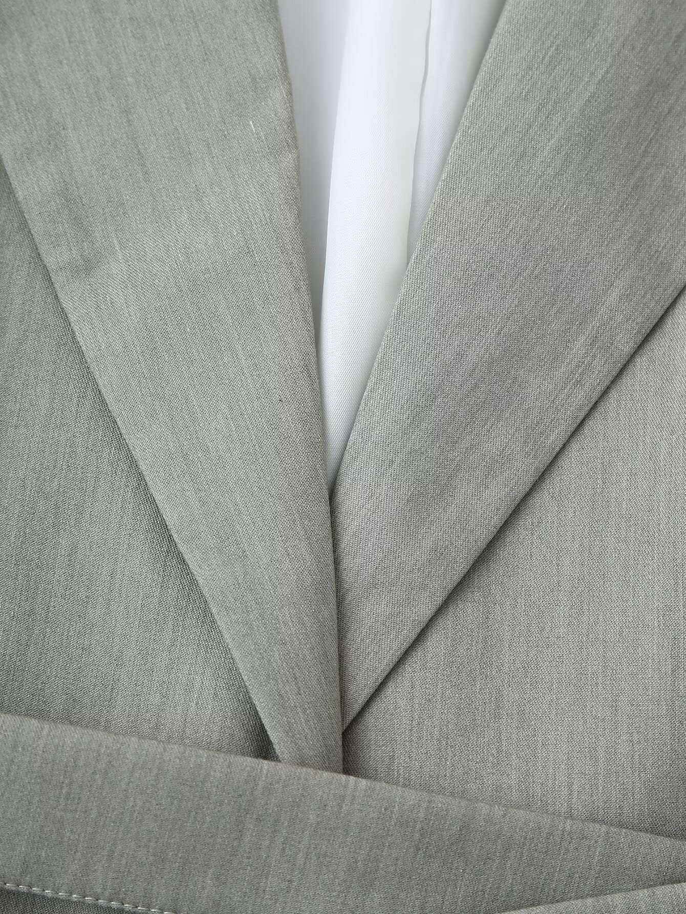 Îmbrăcăminte pentru femei 2024 toamna și iarna nouă jachetă cu curea decorativă costum mediu lung_voghion.com