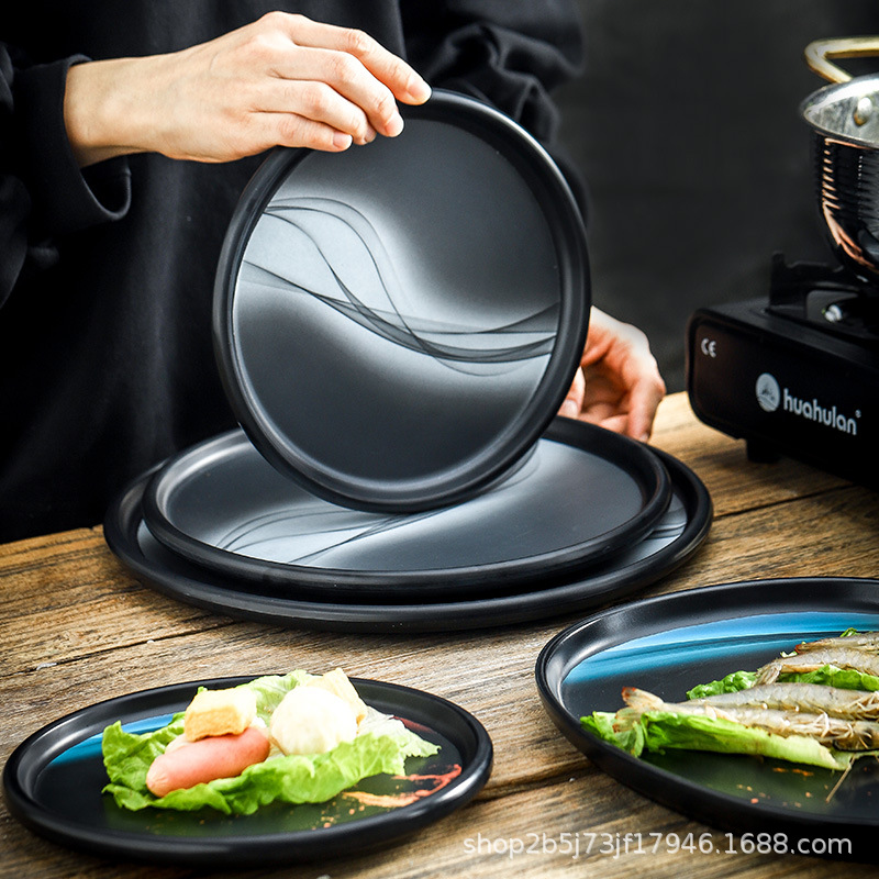Bantamine imitation porcelain tableware Creative personality…
