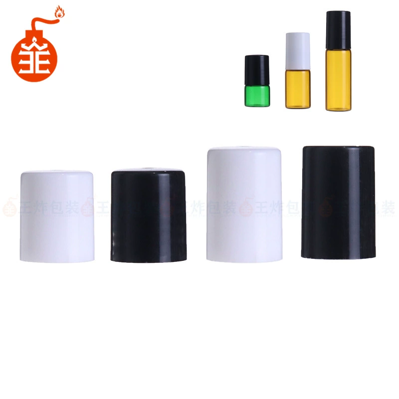 Фабрика прямые поставки 13 мм зуб шариковая крышка эфирное масло Шариковая крышка суб-бутылка черный пластиковый шариковая крышка
