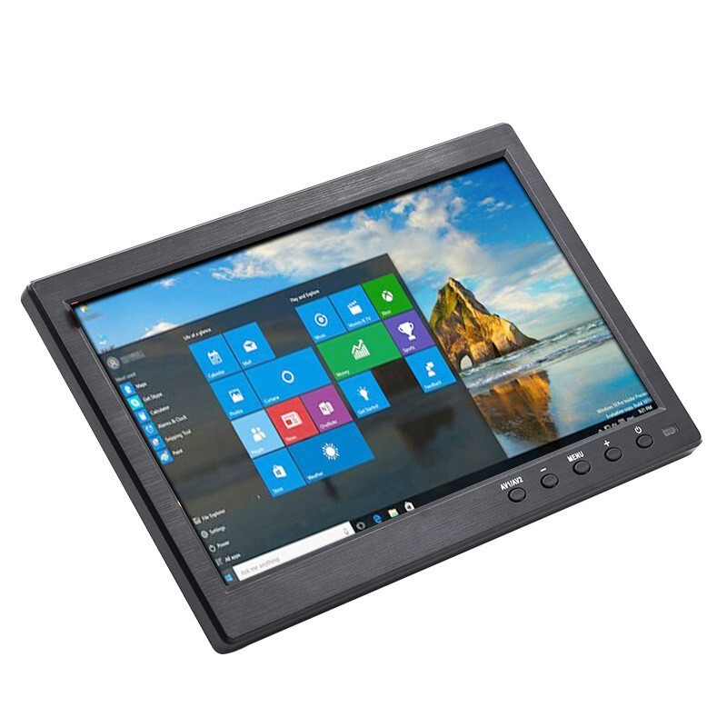10.1inch Desktop Lcd Vga Monitoring Monitor Tn/75Hz Portable Ultra-Clear Car Display Screen for Automobiles