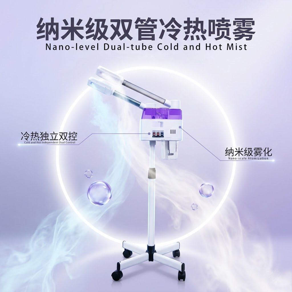 pulverizador frío y caliente, instrumento especial para salón de belleza, vapor facial, hidratación facial al por mayor, pulverizador de belleza doméstico image 3