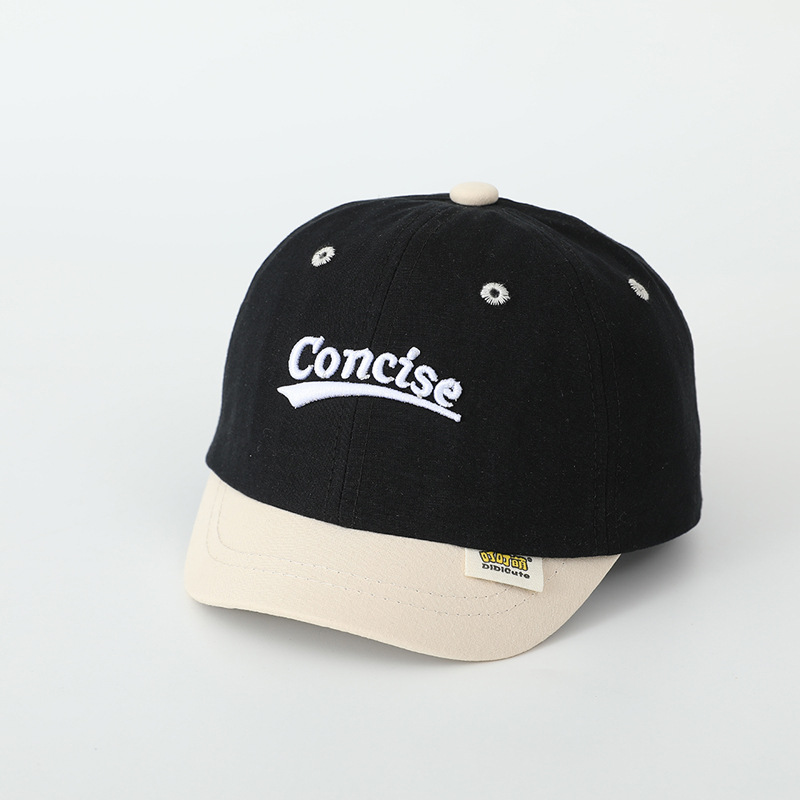 Sombreros para bebés primavera y otoño letras sombreros de lengua de pato coreanos sombreros de béisbol para niños y niñas sombreros solares