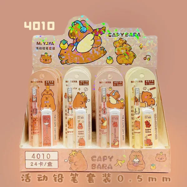 High-Looking Automatic Pencil Set, Anime Peripherals, Cute Girly Hearts, Not Easy to Break, for First and Second Grade Students