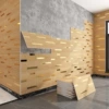 Wood light weaving shadow [three-dimensional groove]