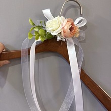 批发仿真玫瑰小茶花装饰窗帘花餐巾花结婚礼手腕花伴娘姐妹团手花