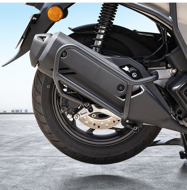Suitable for Xin Da Zhou Honda Ns150Es Bumper Exhaust Bar Anti-Fall Bar Front and Rear Bar Scooter Modification Accessories