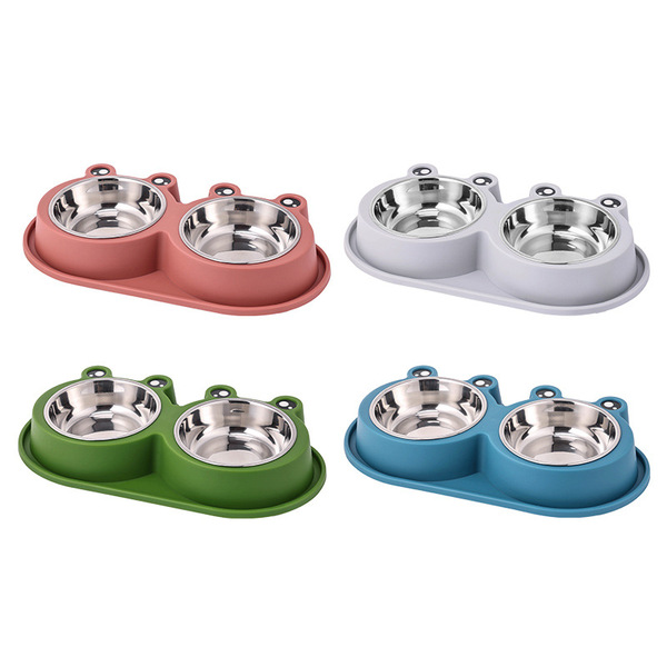 Plastic cartoon large anti -ant frog bowl pet bowl cats and dog food…
