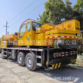 XCMG 徐工 25 吨汽车吊，乡镇路桥小型盖梁吊装施工