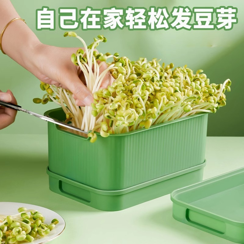 育苗盘芽苗菜盘种植发芽盆发豆芽神器黄绿豆芽无土栽培水培盘批发|undefined