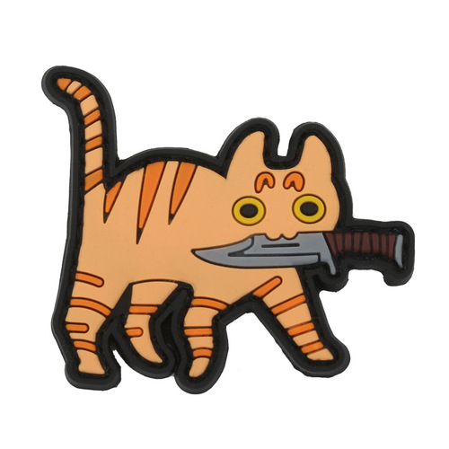 What bad intentions can a cross-border little kitten have? Magic tape PVC patch arm badge cat morale badge
