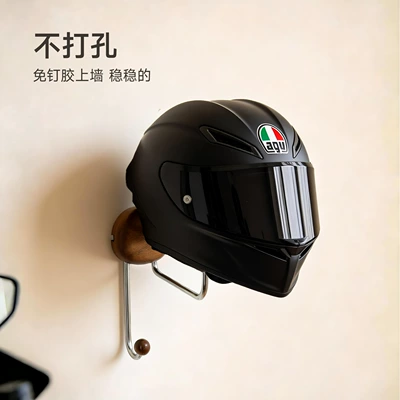 Wall-Mounted Coat Rack Motorcycle – Motosiklet dəbilqə rəfləri