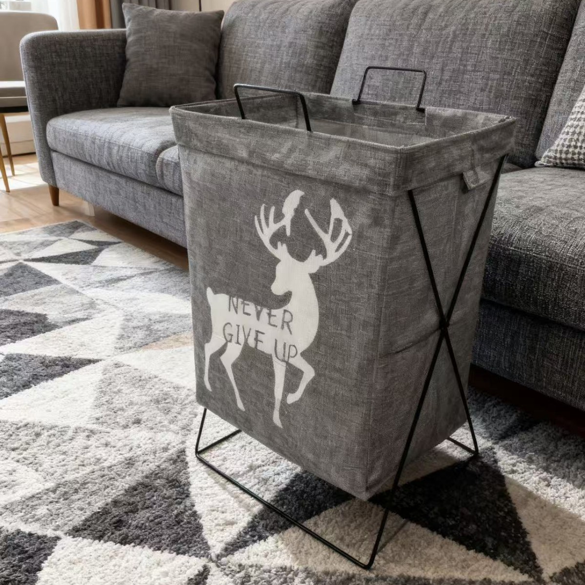 Cesta de ropa sucia de dormitorio doméstico gran capacidad balcón plegable hotel cesto de almacenamiento de ropa sucia cesto de almacenamiento de ropa sucia