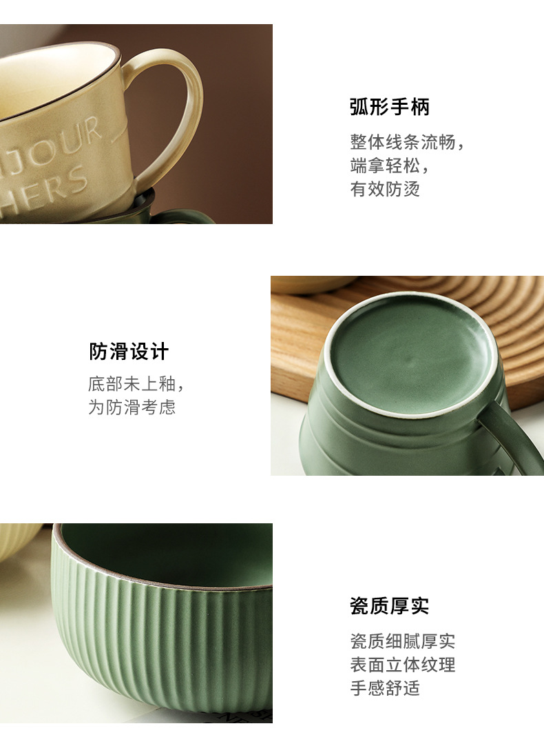 北欧风格餐具套装家用陶瓷饭碗汤碗菜盘子创意碗盘碟组