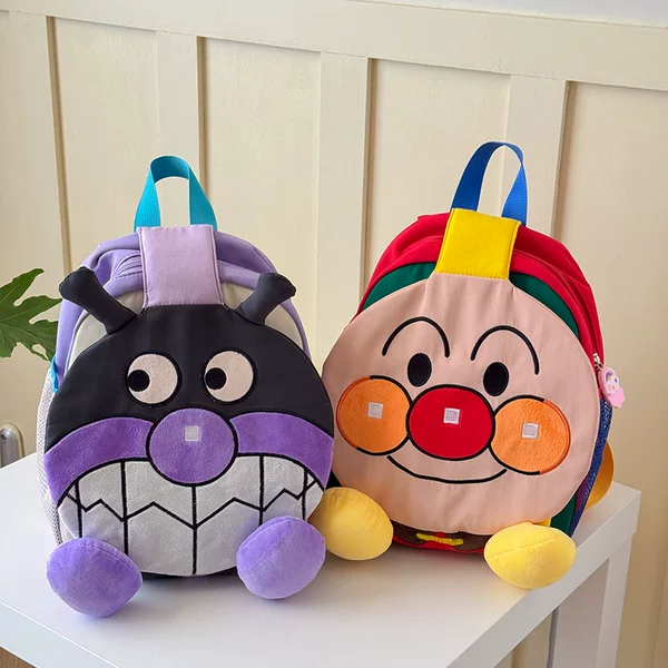 Cartoon Anime Boys and Girls Backpack Cute Clown Kindergarten Baby School Bag 2025 New Kidsren's Backpack Trend