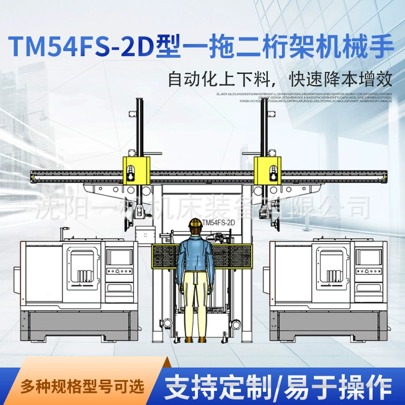 Манипулятор типа TM54FS-2D с одной и двумя фермами (сервопривод оси AF напольного типа)