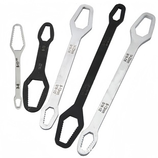 Multi-functional double-ended ring wrench 8-22mm hexagonal double-ended wrench screw nut with various diameters
