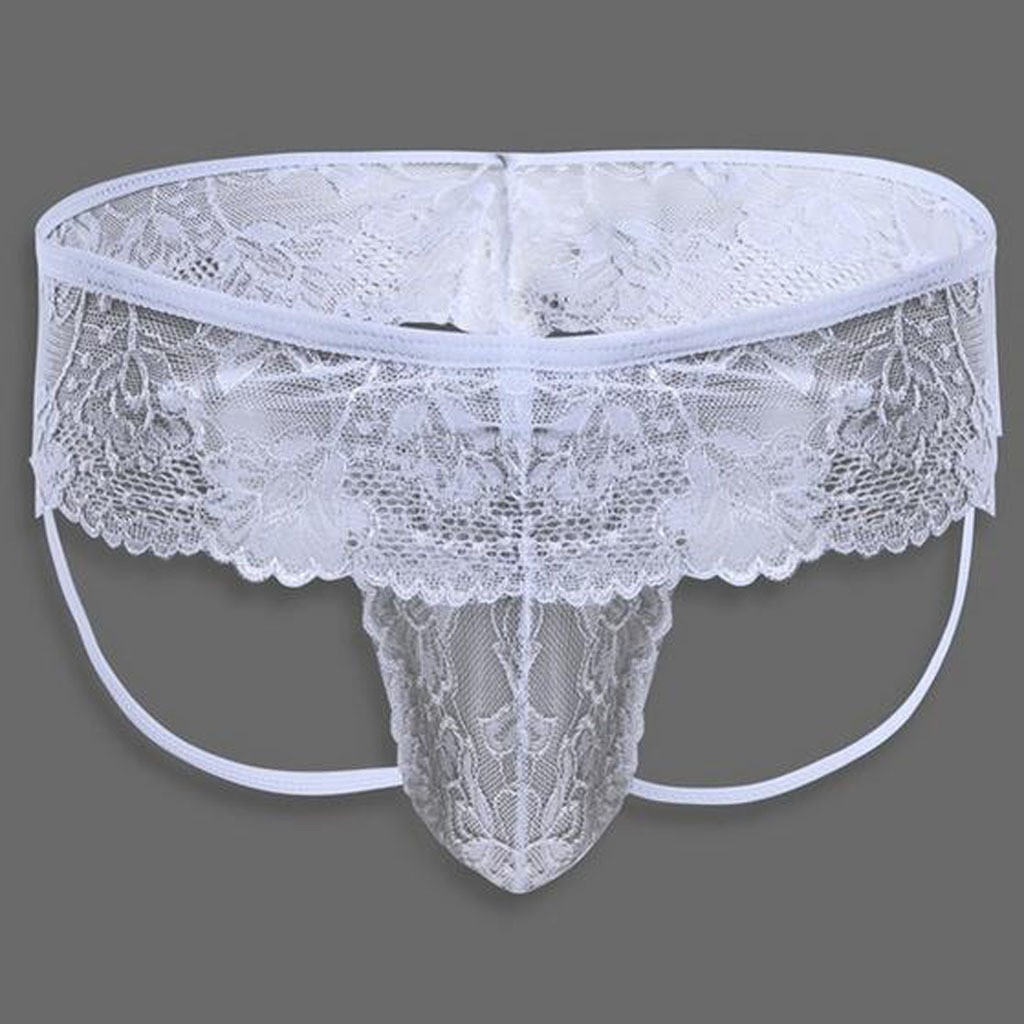 Sous-vêtements masculins en dentelle sexy, string sexy à poche en J, string ajouré séduisant Pure Desire, vente en gros et dropshipping 204_voghion.com