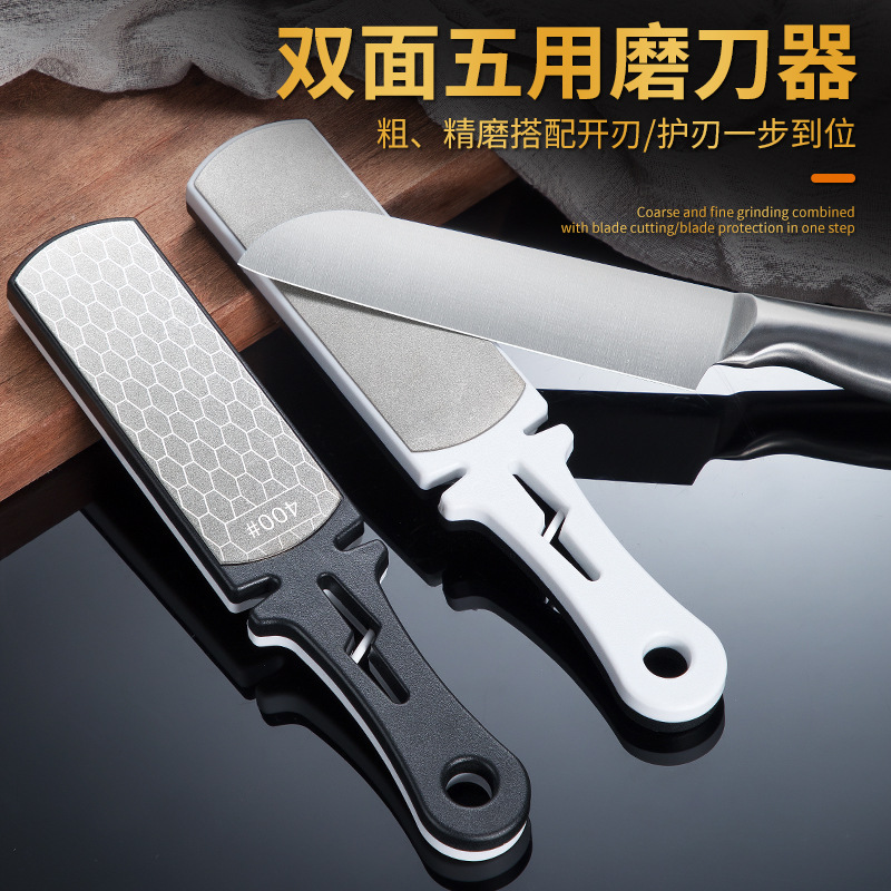 卸売りネット紅金刚砂磨刀神器家庭用包丁磨刀石400目両面多機能磨刀器|undefined