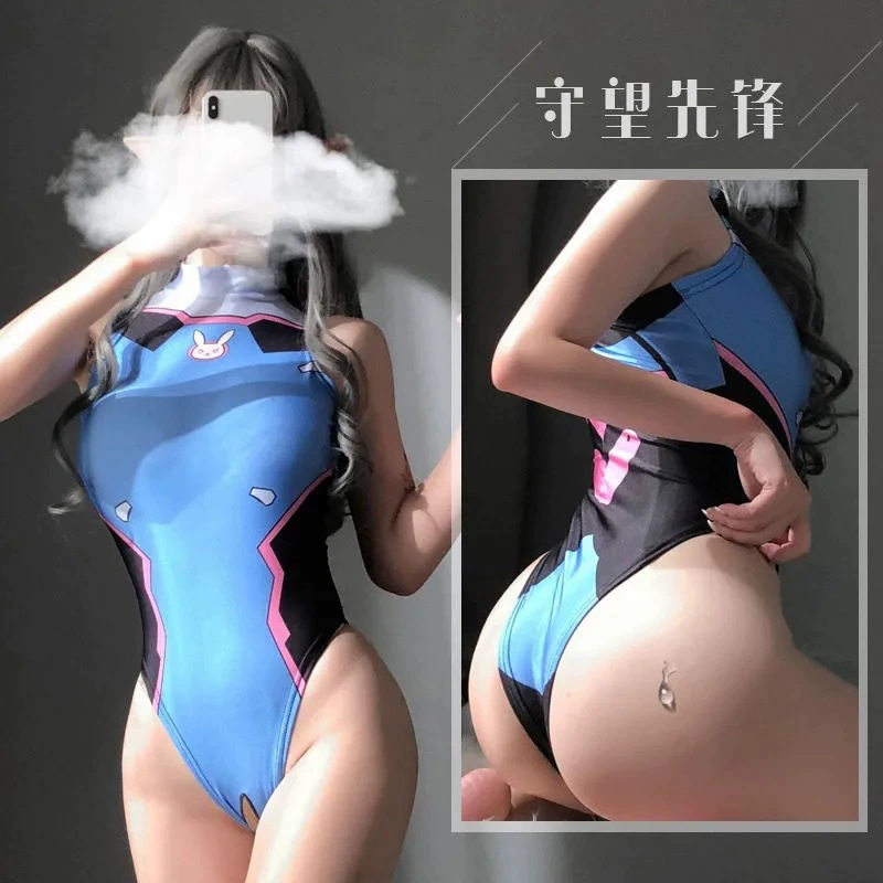Sexy Lingerie for Small Busts, Tight-Fitting One-Piece Swimsuit, Passionate Bikini, Slim Fashion Student Style