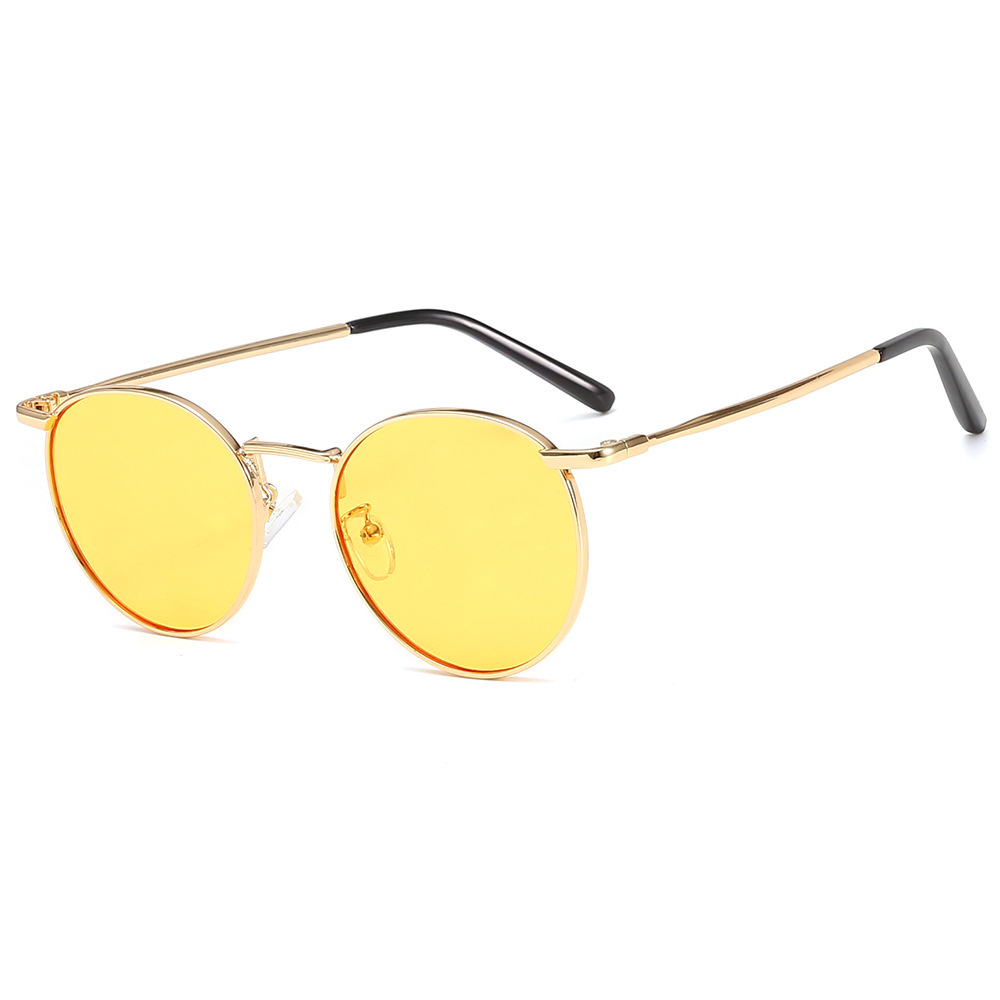 Gold frame yellow film