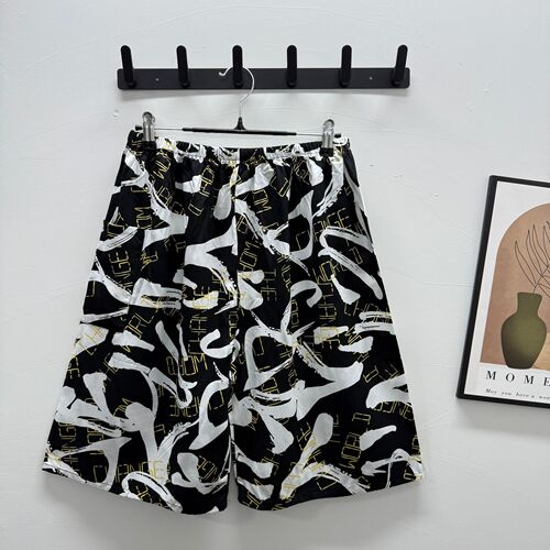 Summer cotton satin pajama shorts for men, 56 cm, with pockets, wearable outside, plus-size home leisure.