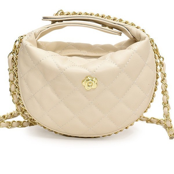 El popular bolso para niños mini camelia de este año 2024 nuevo bolso de cadena de diamante de textura de estilo nuevo bolso de niña de cambio de mensajero