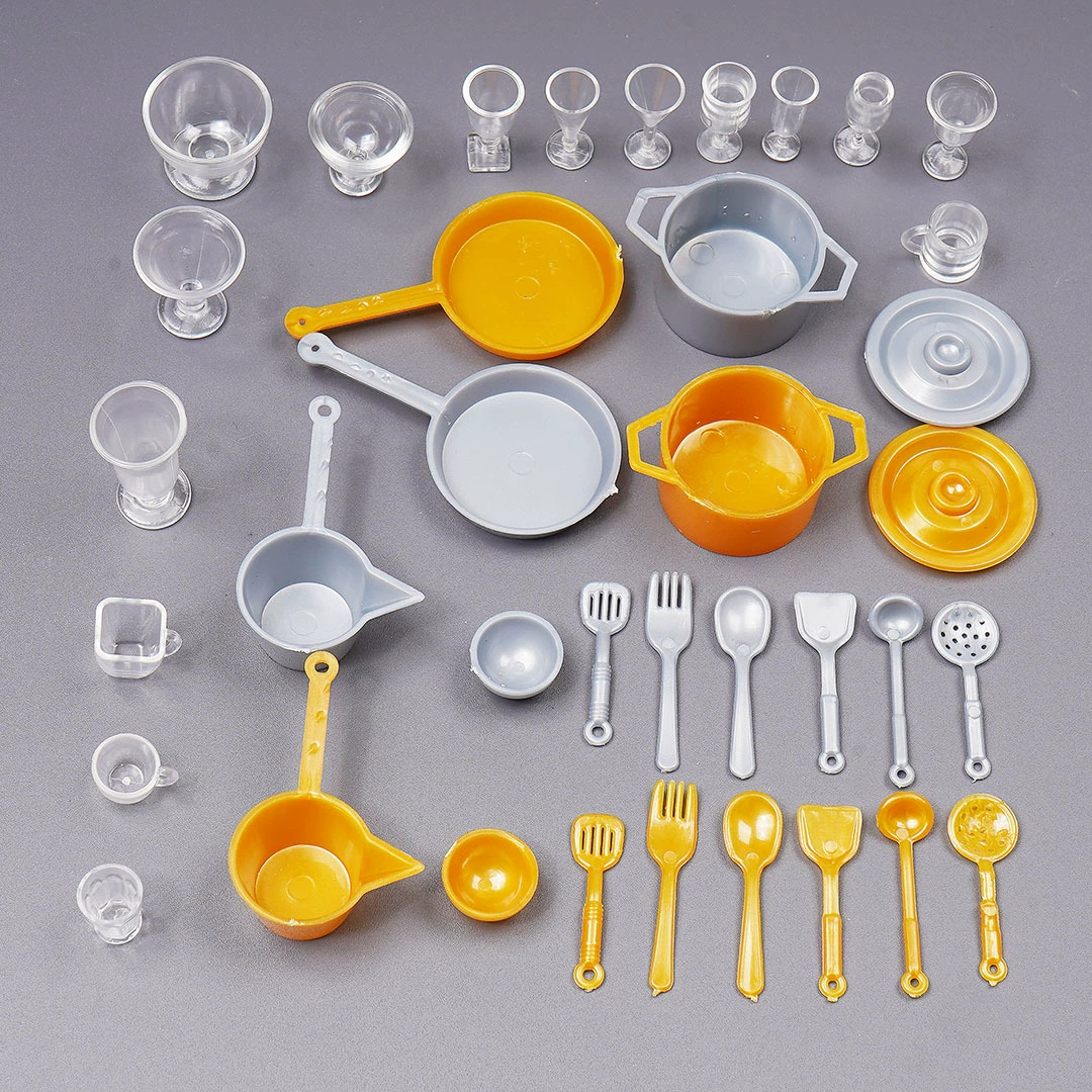 Миниатюрные игрушечные продукты, чашки, посуда для кукольного домика, имитация миниатюрной кухонной утвари, пластиковые декоративные аксессуары для самостоятельного творчества