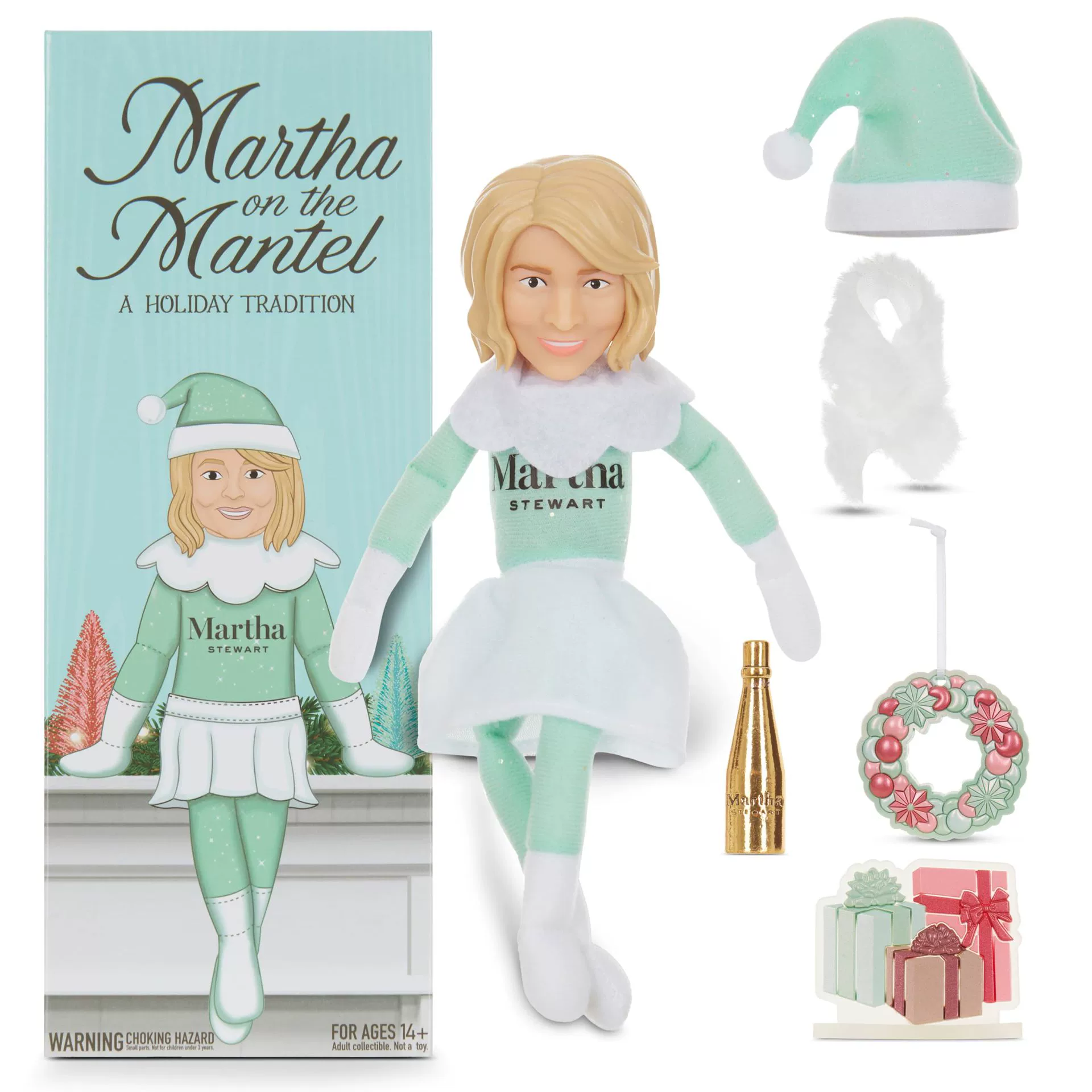 Кукла "Martha Stewart Martha on a Mantle" 2024 Рождественский эльф