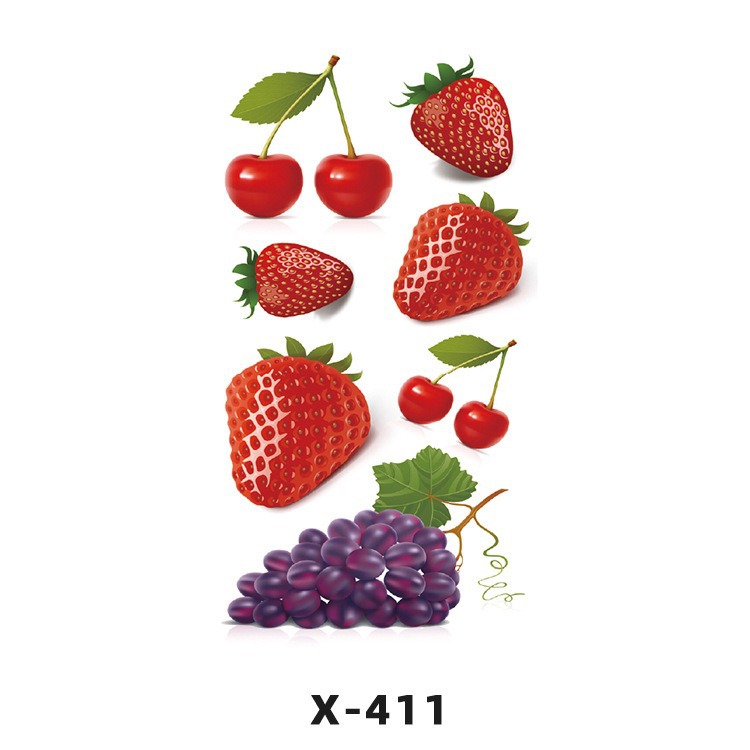 Arco de flor pequeña pegatinas de tatuaje fresco 3D dibujos animados transfronterizo Henna rosa impermeable texto en inglés pegatinas de tatuaje