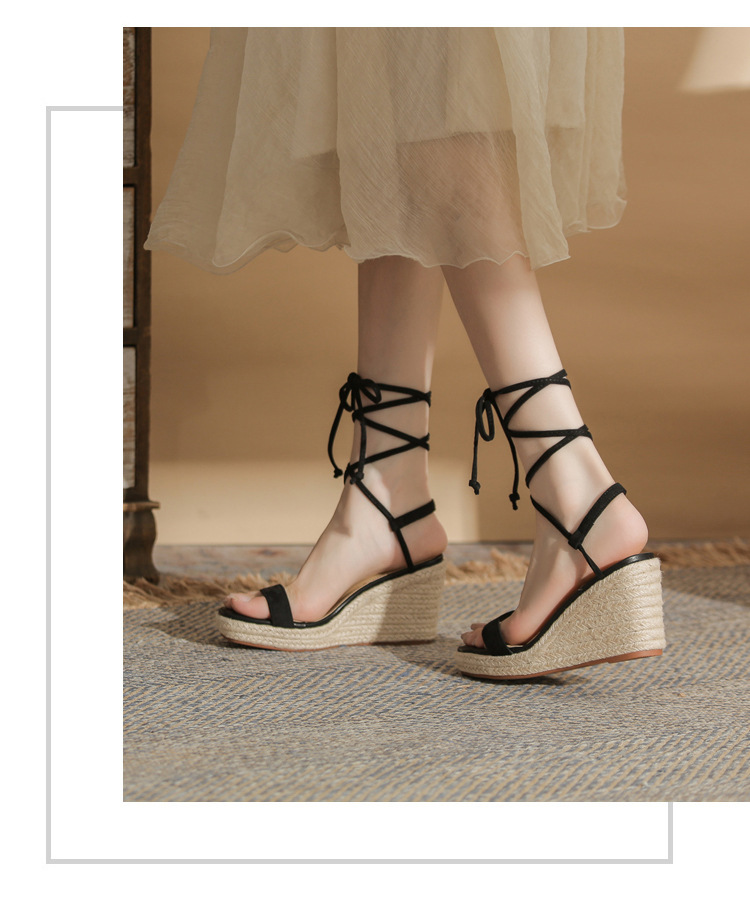 Sandal cao gót nữ hở mũi đế xuồng gót cao 9 cm — màu đen chi tiết 17