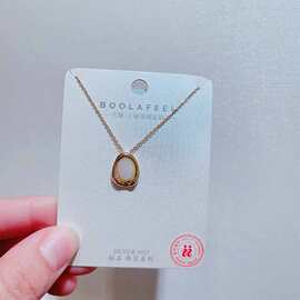 古丽.古丽银饰品S925春夏新款气质简约优雅银项链锁骨链女0717S