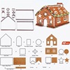10pcs Stains Steel Baking Mold Gingerbread House Mold跨境|ms