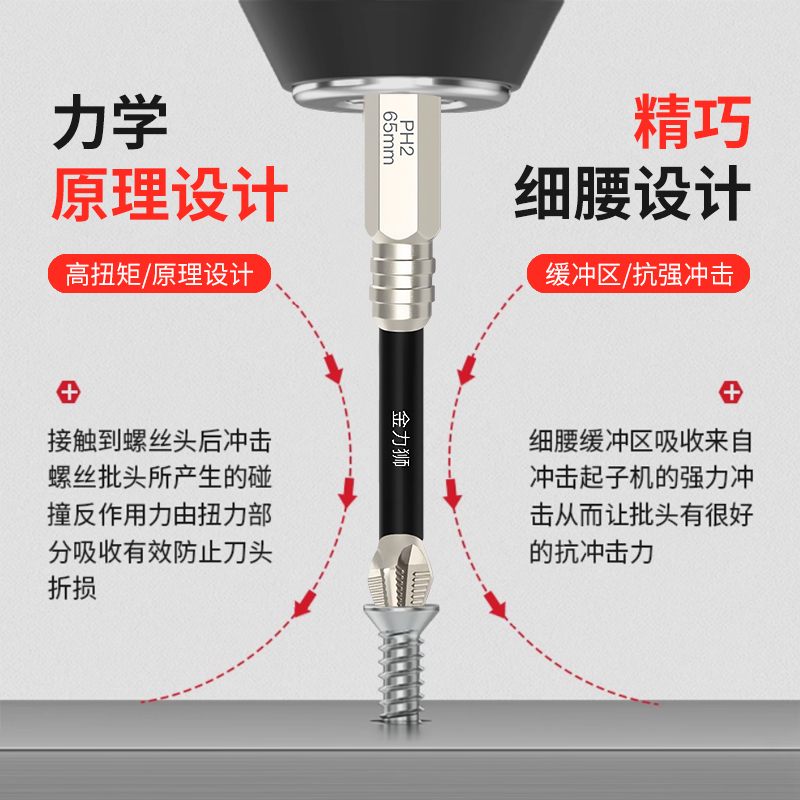 K5 Cromado antideslizante, resistente al impacto, cabezal de lote de cruz magnética fuerte, taladro de mano de alto par, destornillador eléctrico, cabezal de destornillador superduro