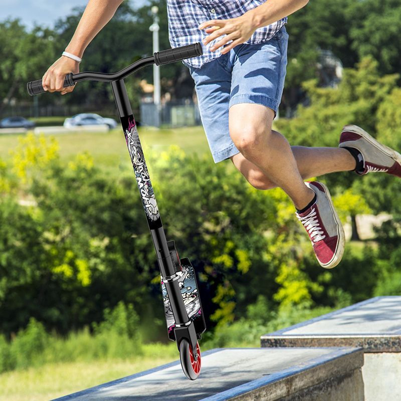 Professional Sports Scooter for Children, Two-Wheel Stunt Street Scooter for Teenagers, Adults, and Students
