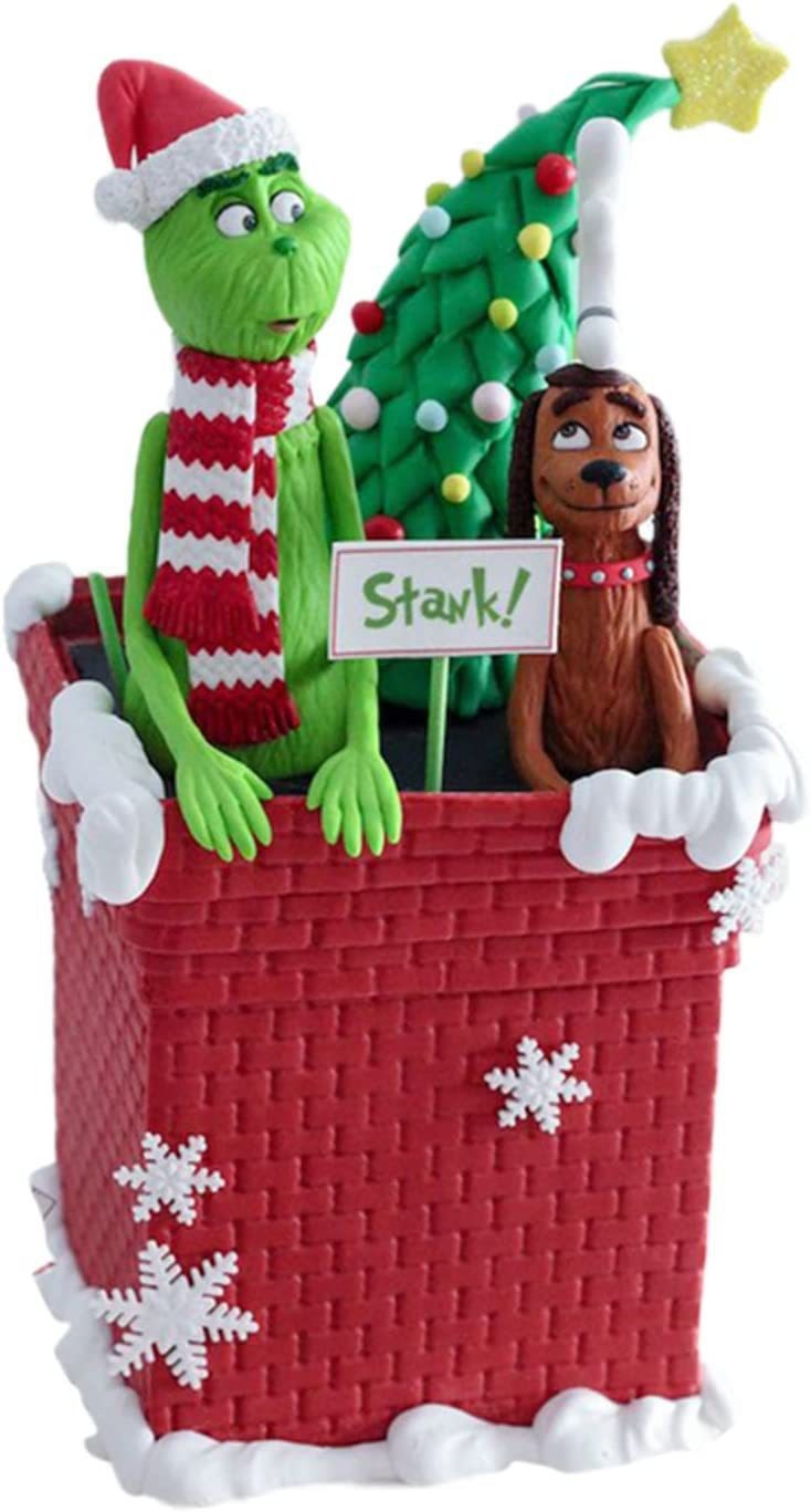 Grinch transfronterizo monstruo de piel verde árbol de Navidad colgante Grinch acrílico artesanía decoración de Navidad colgante