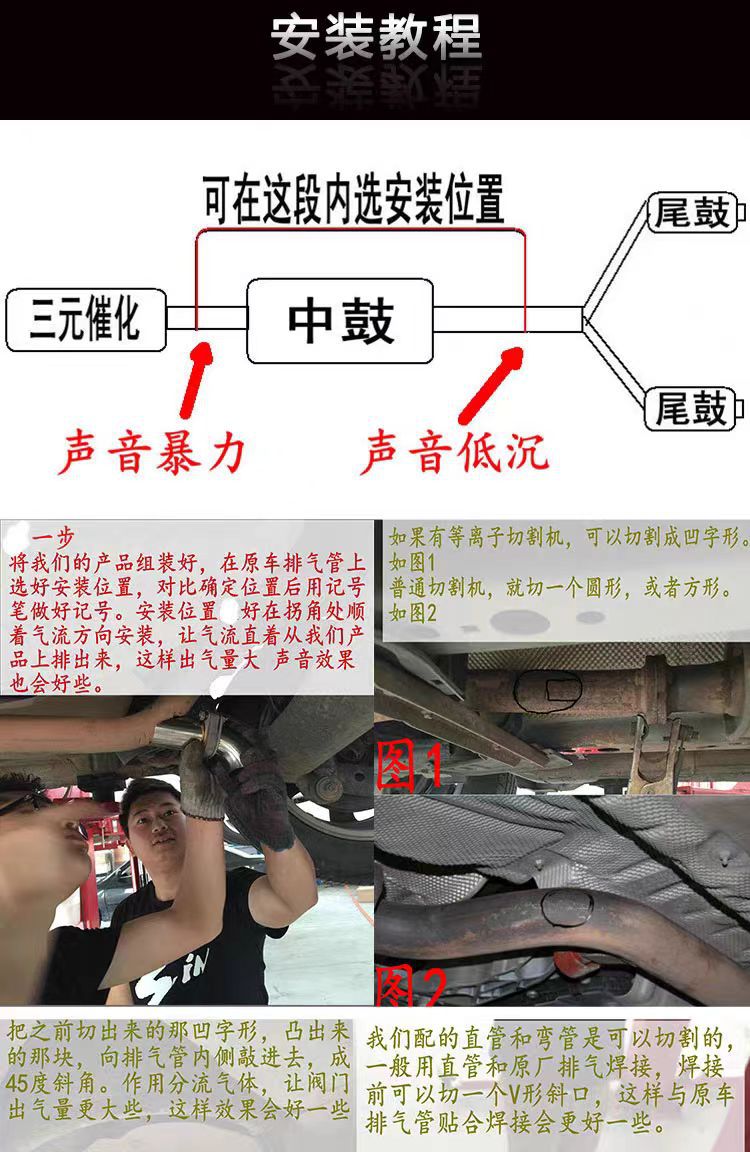 Variable Sound Exhaust Valve Car Exhaust Pipe Modification Sound Street Sports Car Sound Electric Remote Control Switch