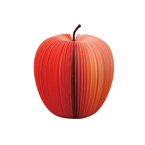 Large red apple note paper three-dimensional creative vegetable and fruit note paper cute special-shaped convenient message note pad