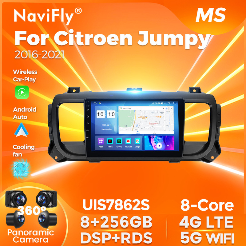 Applicable to Citroen Jumpy 2016-2021 Android system car multimedia Bluetooth Carplay navigation Applicable to Citroen Jumpy 2016-2021 Android system car multimedia Bluetooth Carplay navigation