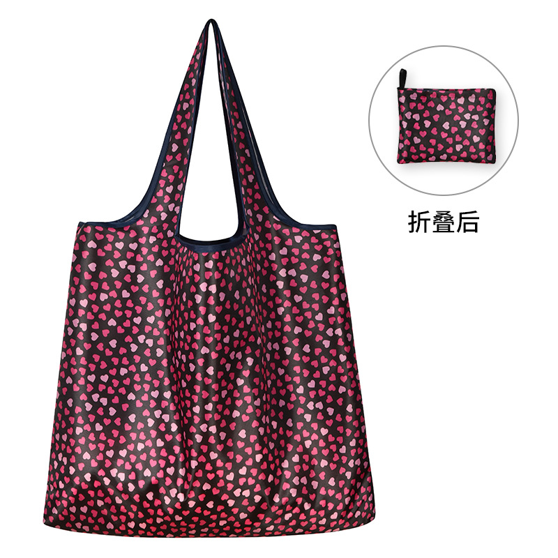 Bolsa de compras plegable grande para viaje, bolsa de supermercado ecológica, bolsa de almacenamiento portátil, bolsa portátil de gran capacidad image 12
