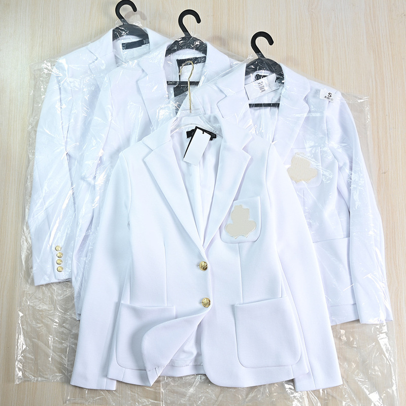 Siqi Women's Clothing 257/31 Autumn Commuting Stretch Pique Cotton Two-Button Slim Casual Small Suit