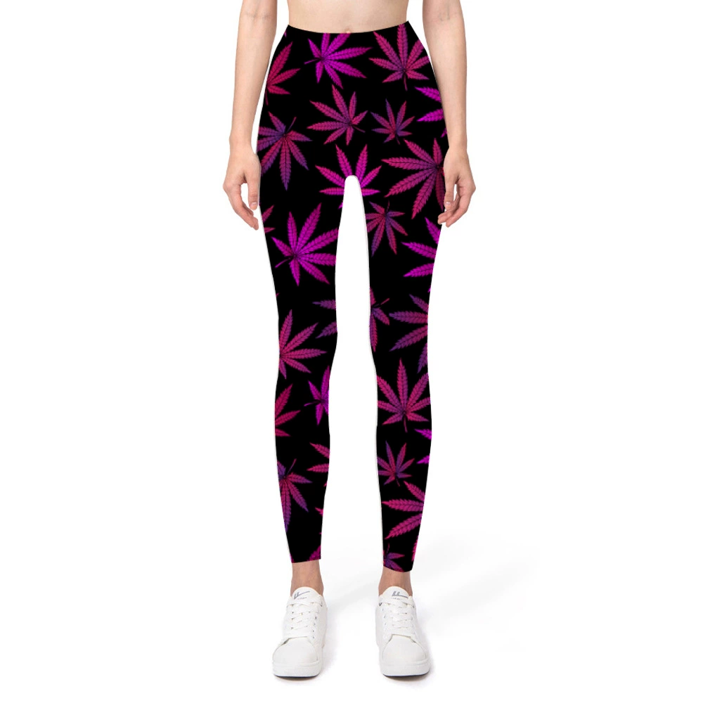 Йога-одежда, корректирующие лосины, (торговля через границу), 3D, slim fit, обтягивает