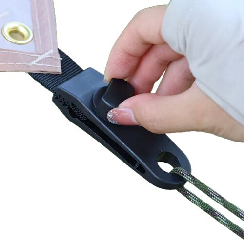 Camping Outdoor Multi-functional Reinforced Nylon Rope Tent Flysheet Crocodile Clip Anchor Clip