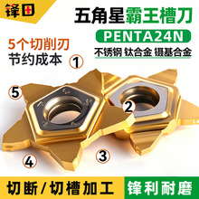 PENTA24N型系列五角星霸王刀片斜口PENTA24NL切断刀片斜角15度6度