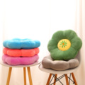 小雏菊细条毛绒坐垫 可爱创意花朵椅子垫 家居装饰加厚座垫批发