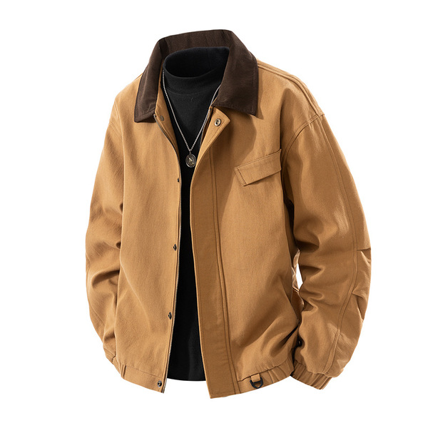 Autumn corduroy Japanese retro trend jacket for leisure
