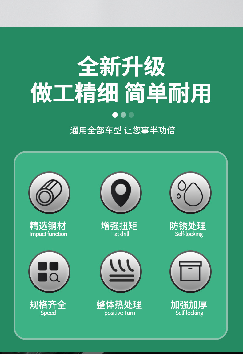 Головка ударная Tuoshi 3/4" 17мм